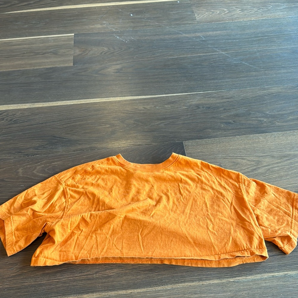 Orange H&M Crop Top